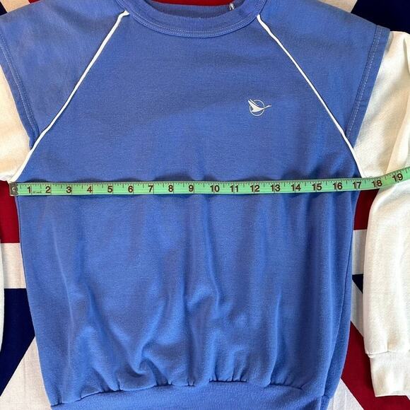 Vintage 80’s JULIE GIRL Layered Sweatshirt Womens (M) Soft Crew‎ USA - Picture 7 of 8